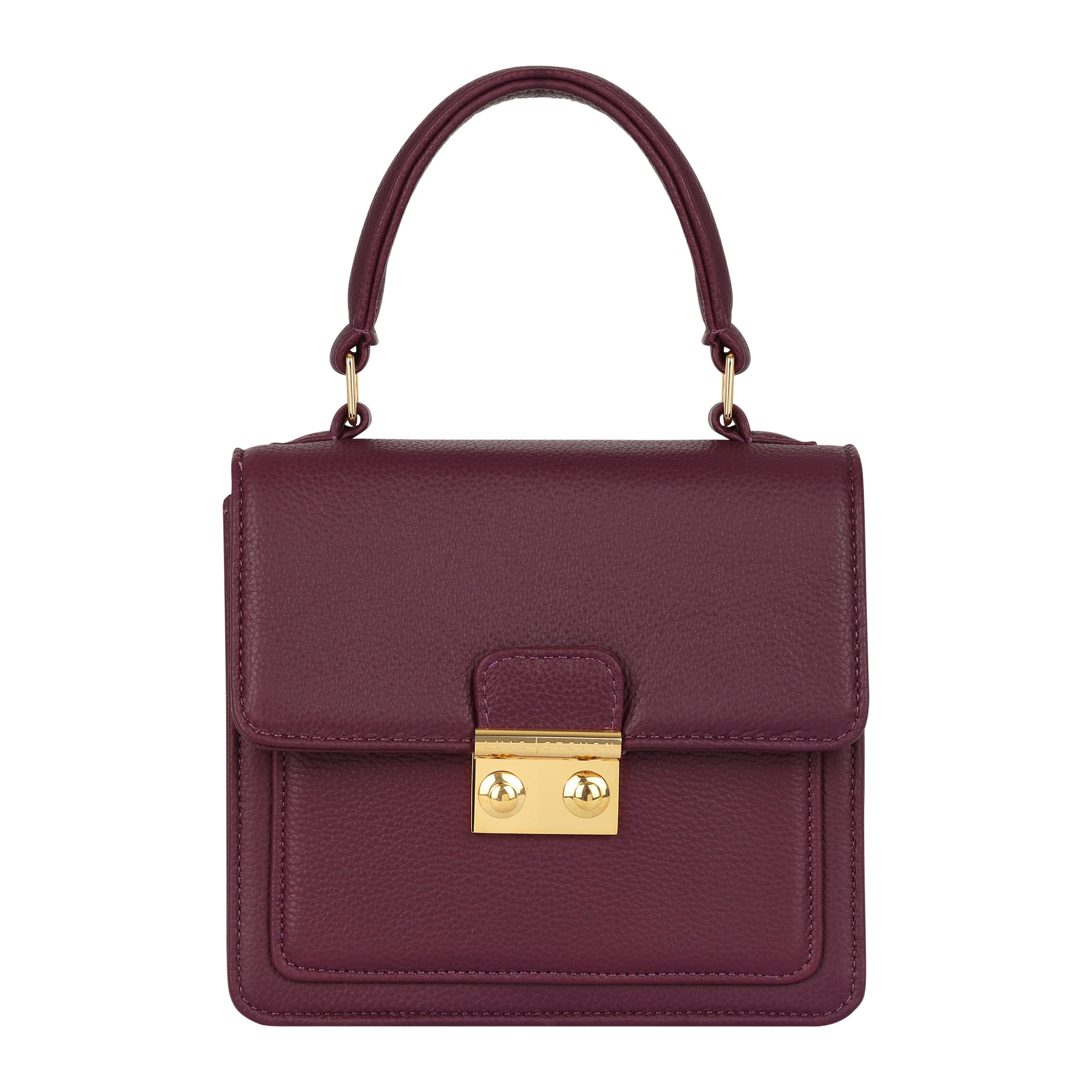 Madie - Burgundy Pebble