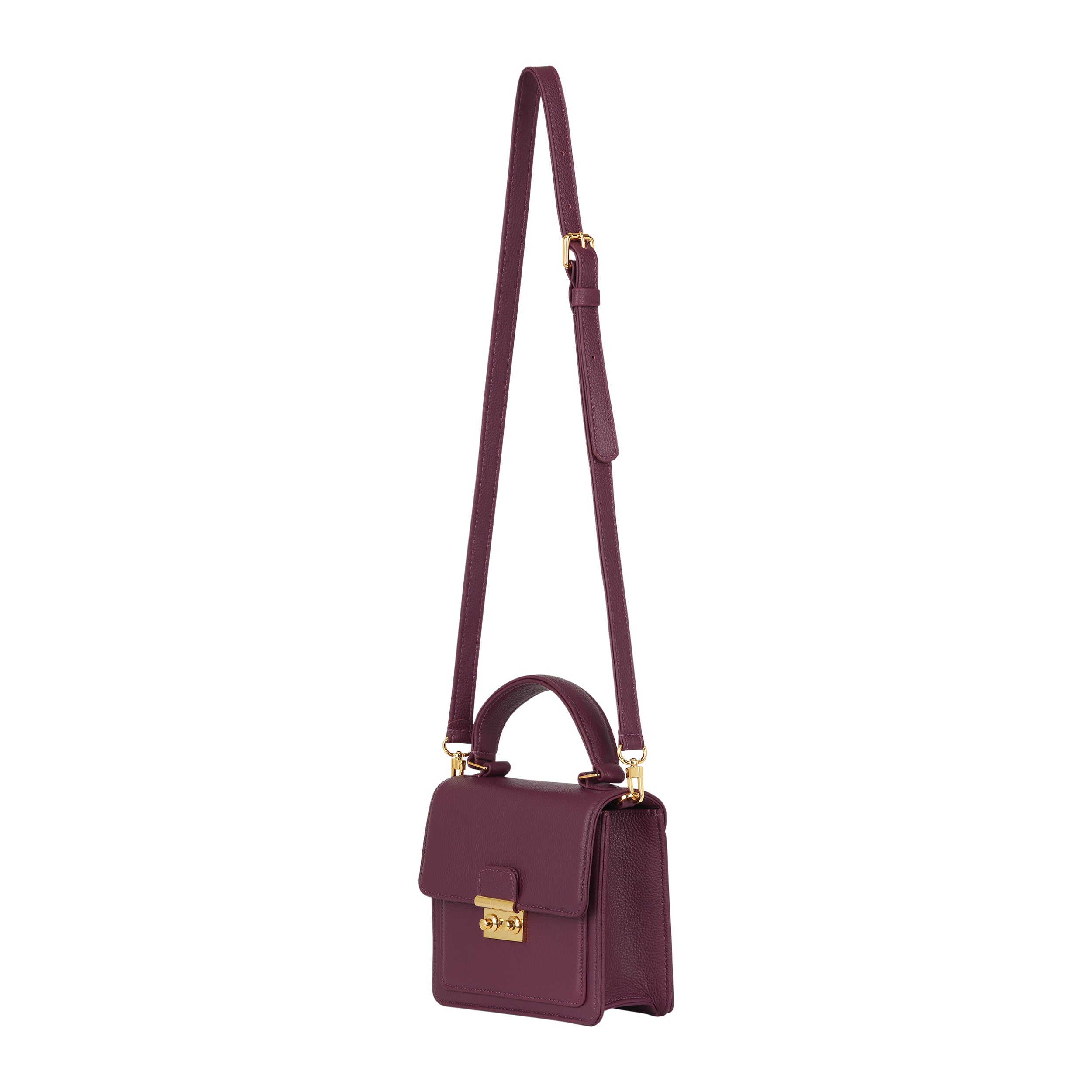 Madie - Burgundy Pebble