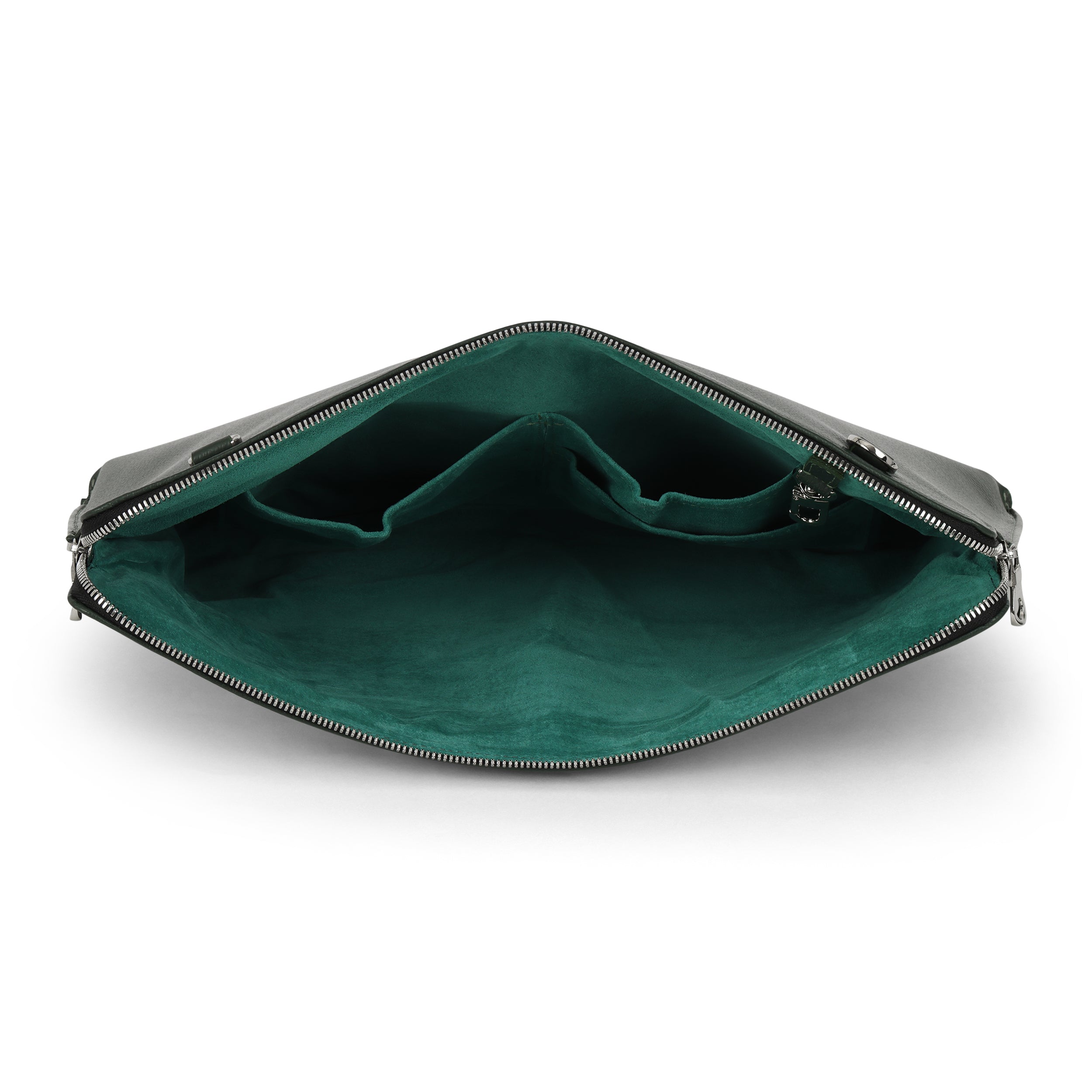 Large Laptop Sleeve - Green Pebble