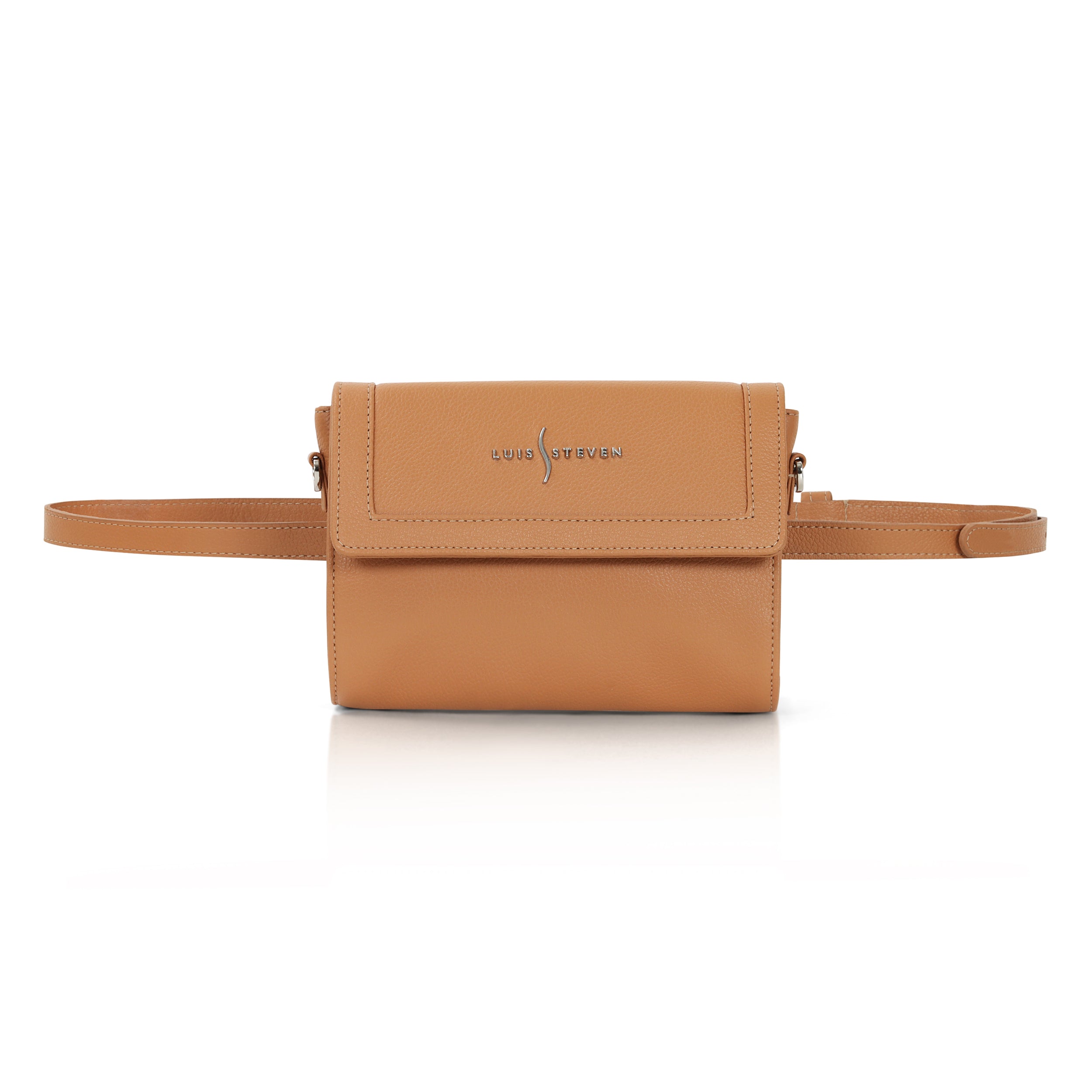 Charley Crossbody - Tan Pebble