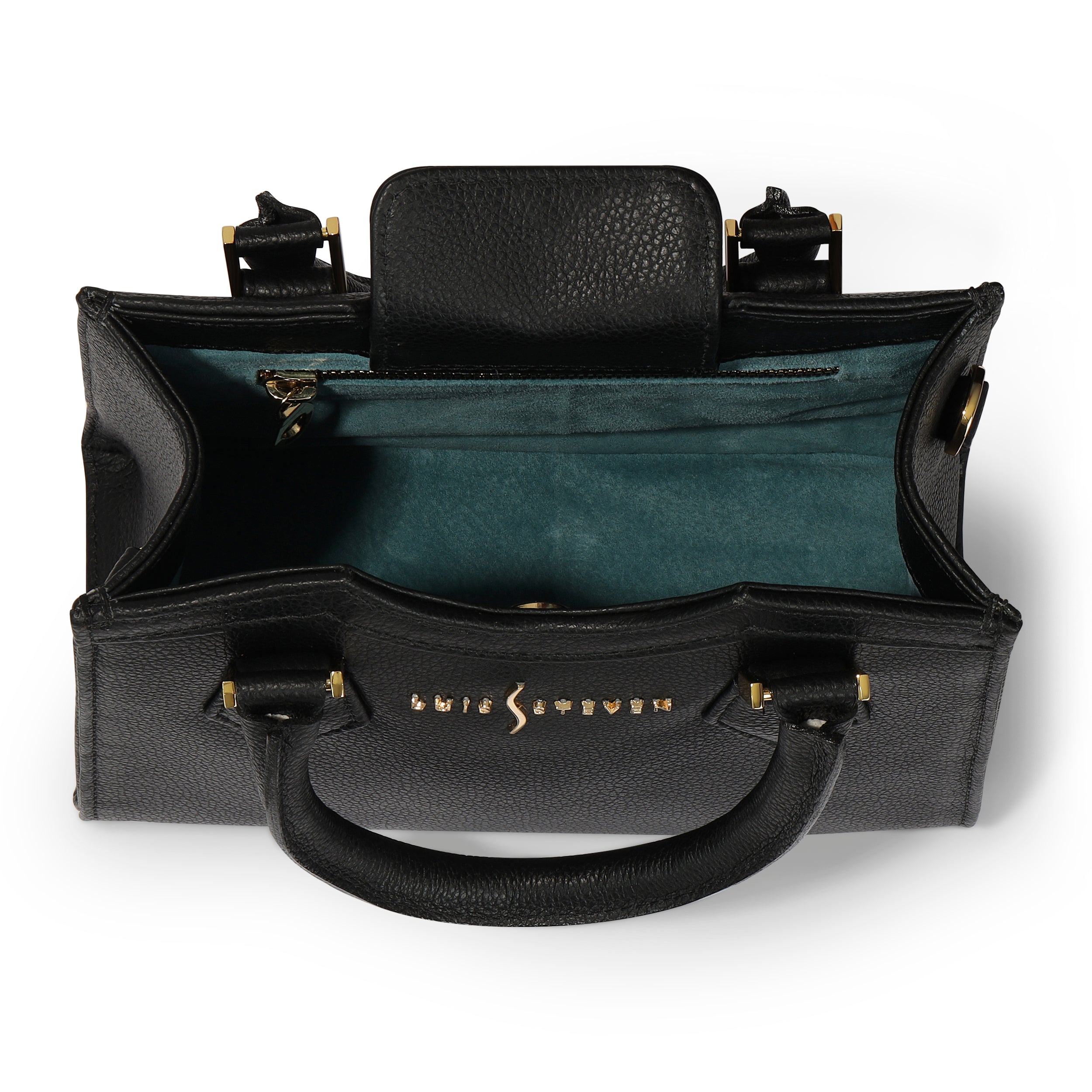 Donna's Mini Tote - Black Pebble