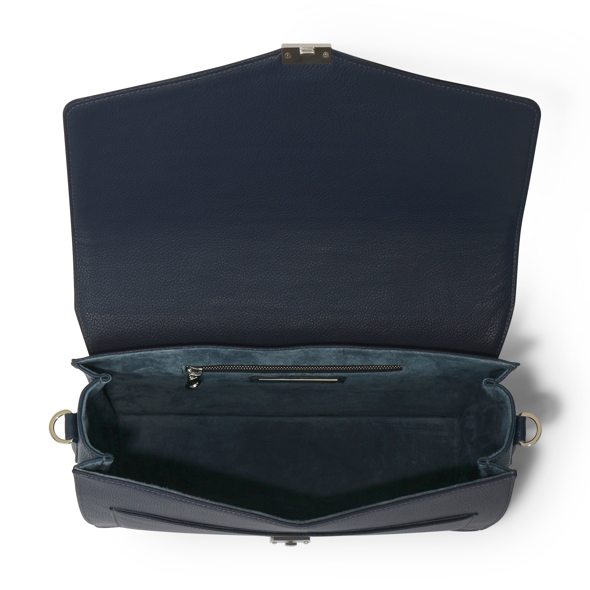 Women's Briefcase - Midnite Blue Pebble