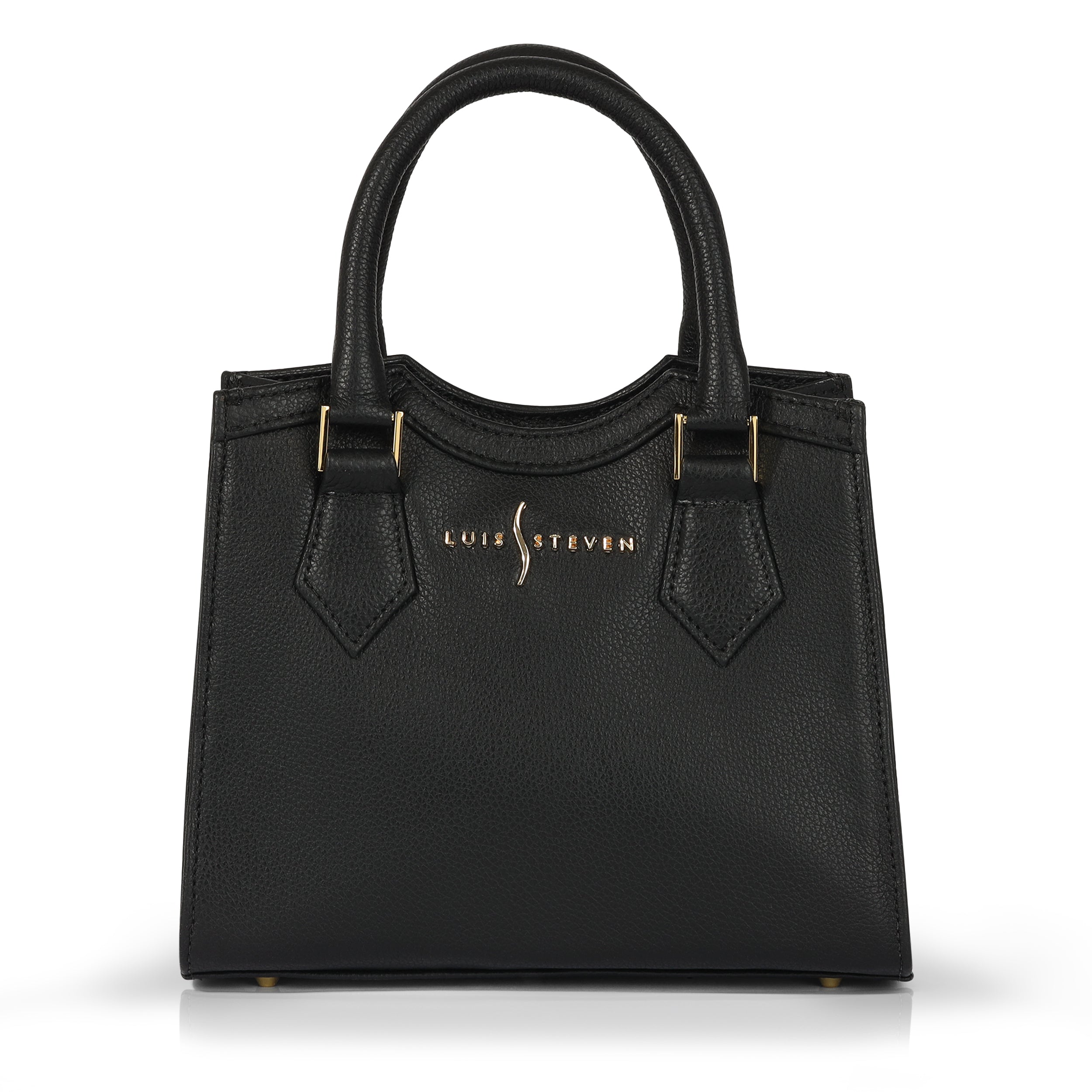 Donna's Mini Tote - Black Pebble