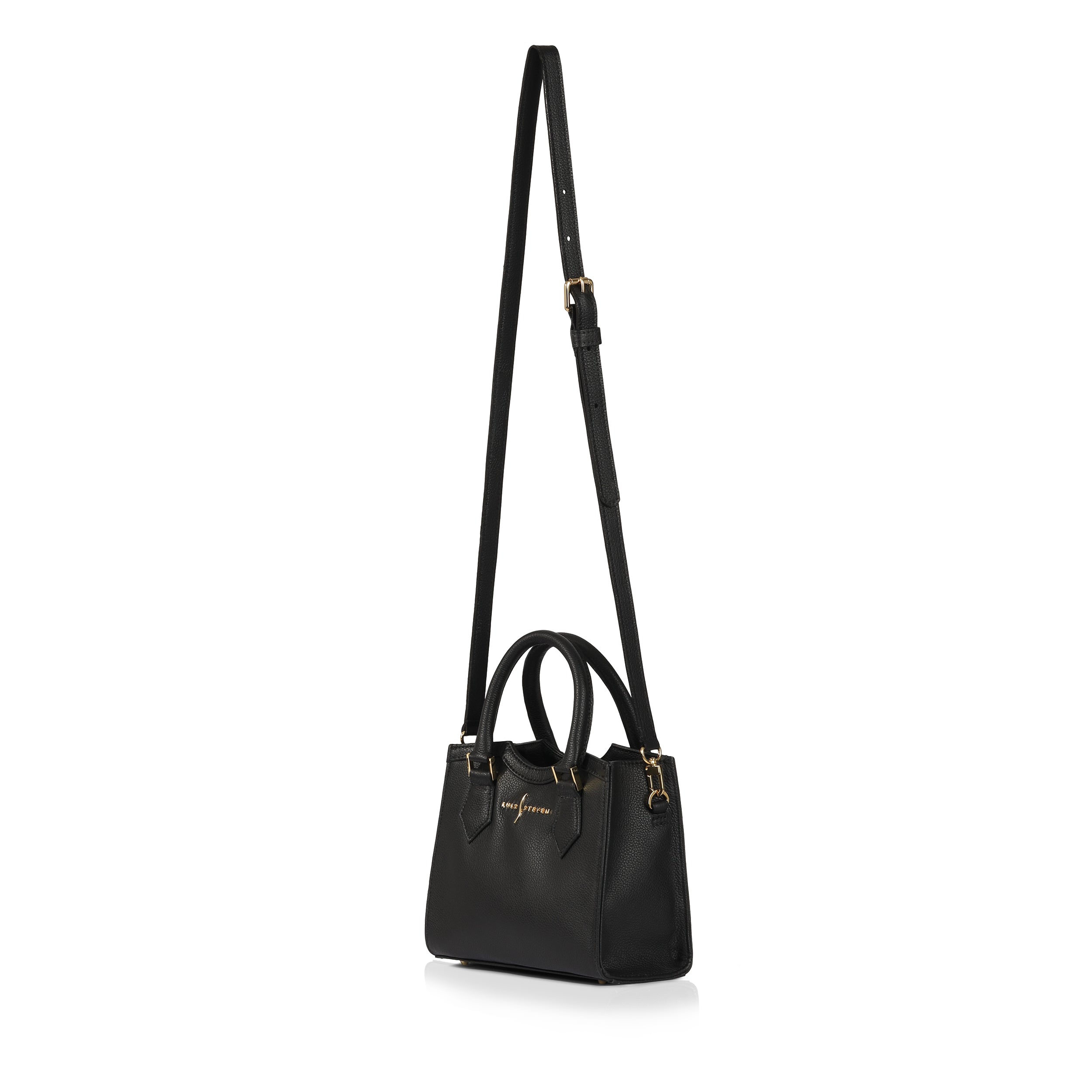 Donna's Mini Tote - Black Pebble