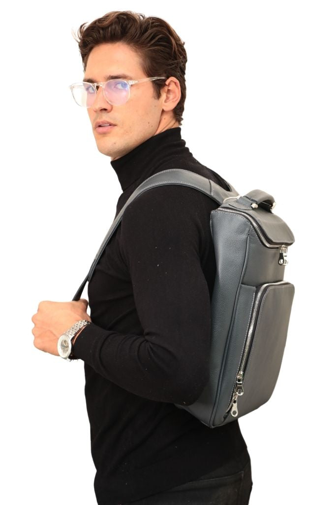 Medium Laptop Pack - Gray Pebble