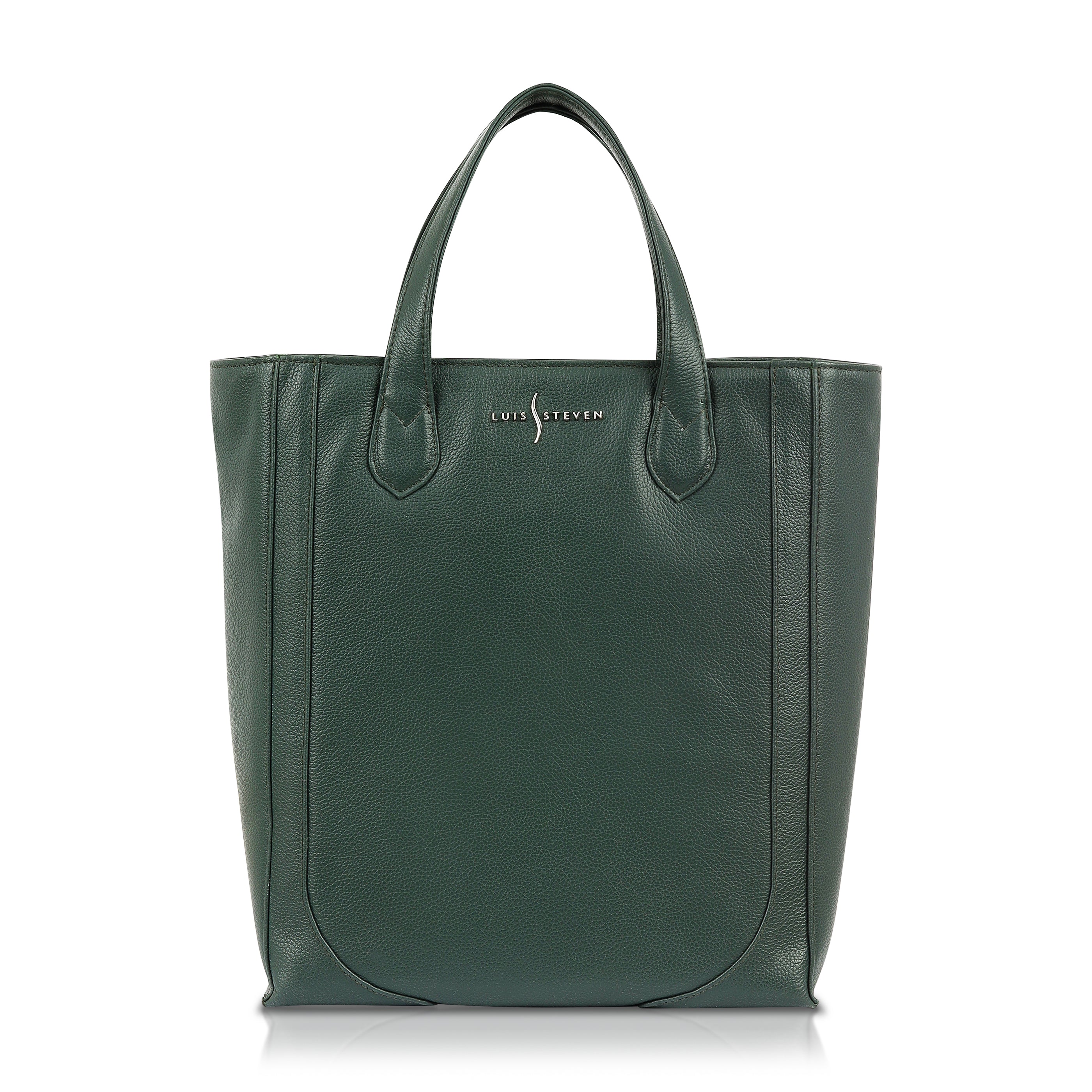 Tall Bucket Tote - Green Pebble