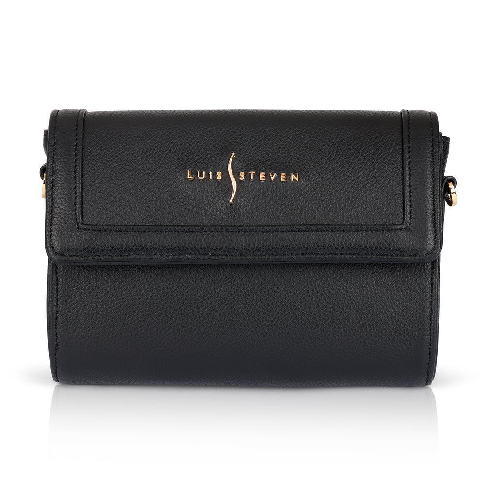 Charley Crossbody - Black Pebble