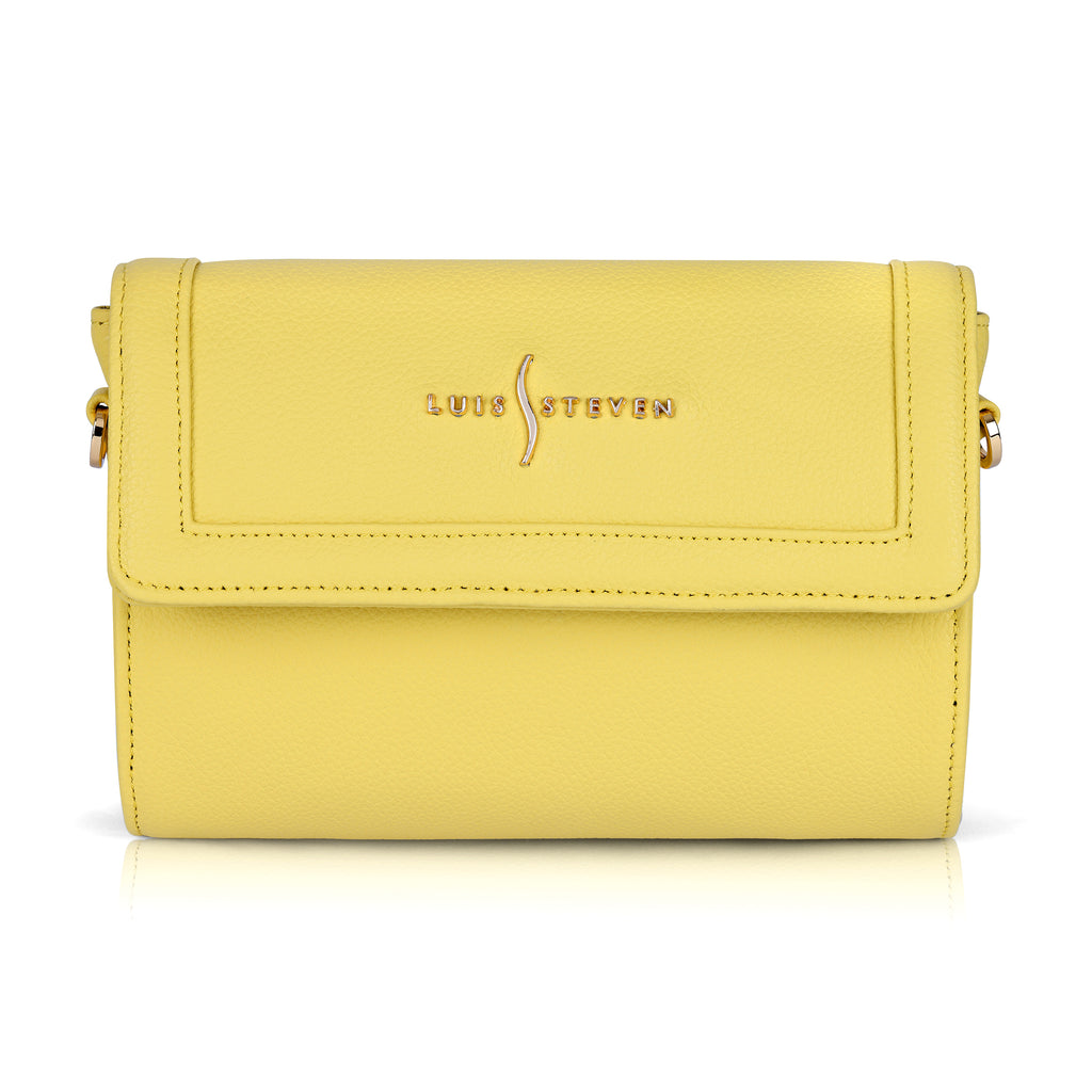 Charley Crossbody - Lime Pebble