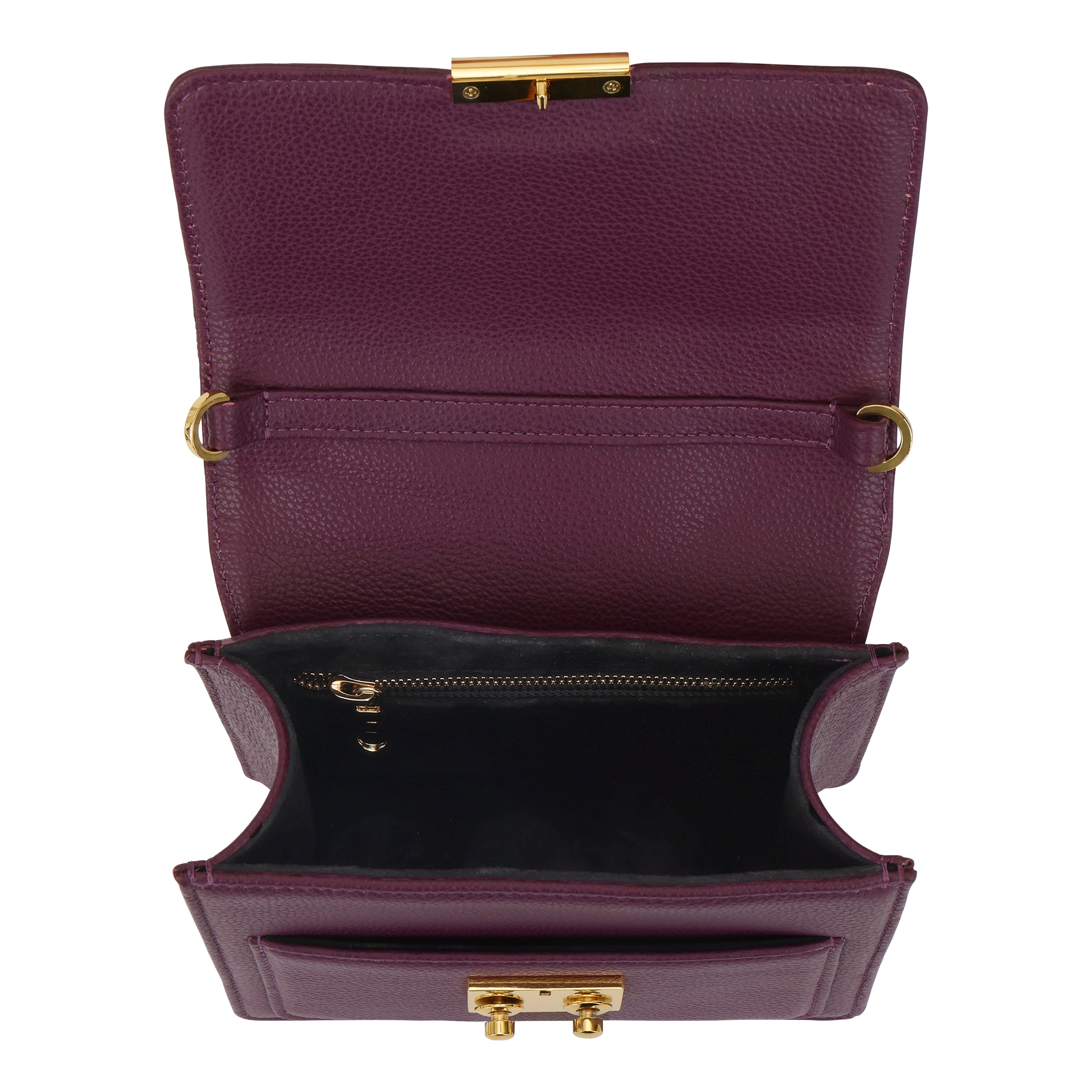 Madie - Burgundy Pebble