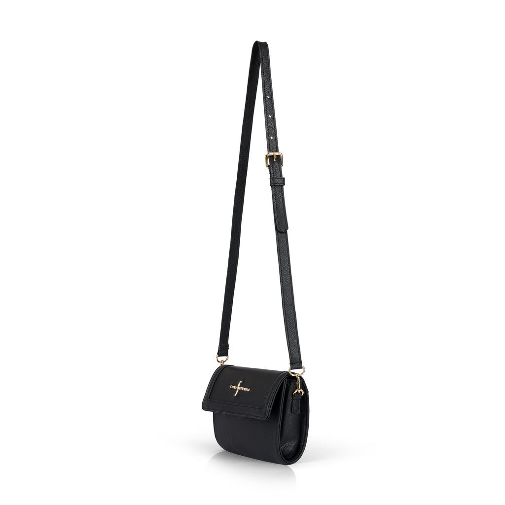 Charley Crossbody - Black Pebble