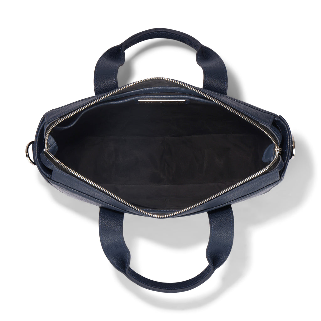 Slim Tote - Midnite Blue Pebble