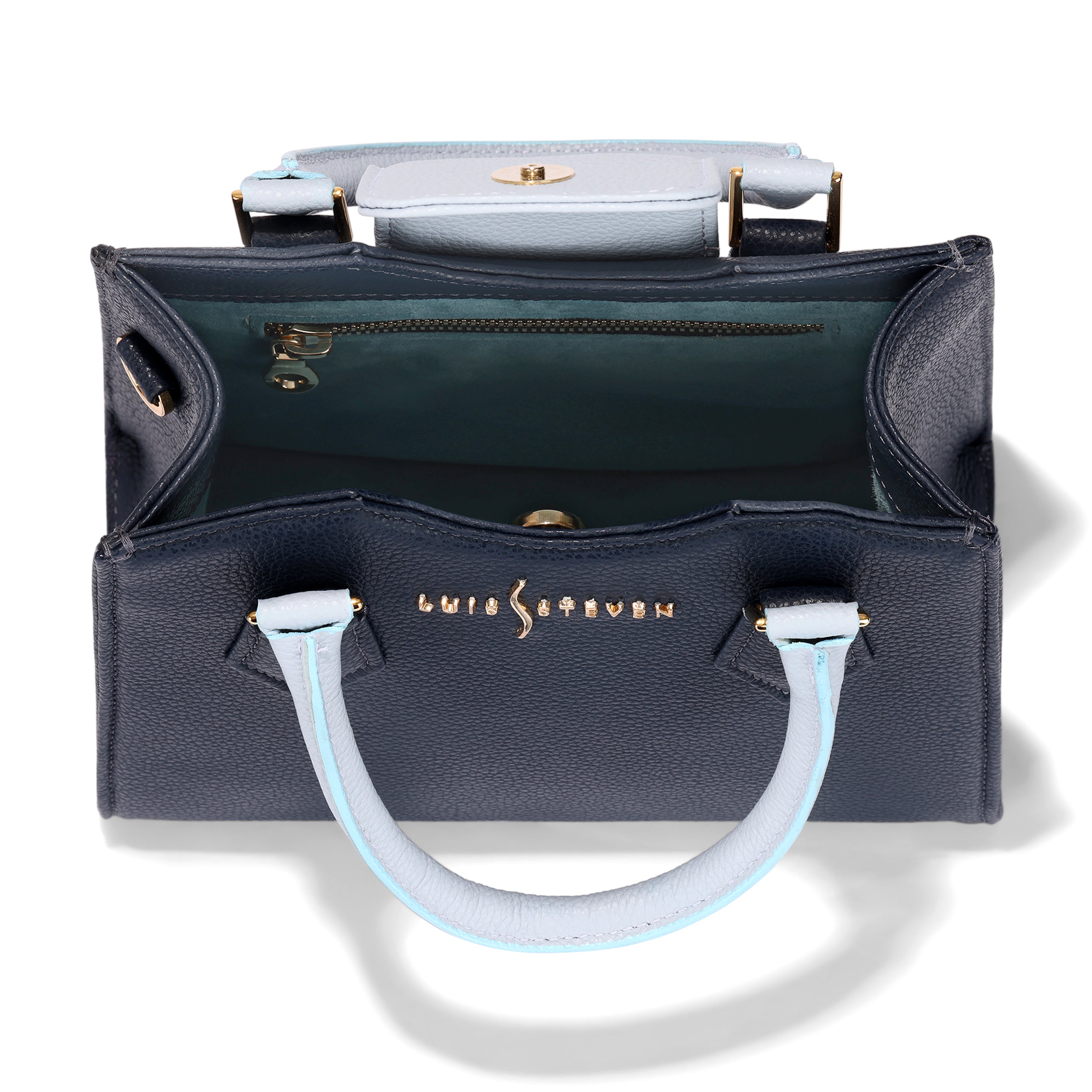 Donna's Mini Tote - Blue Combo