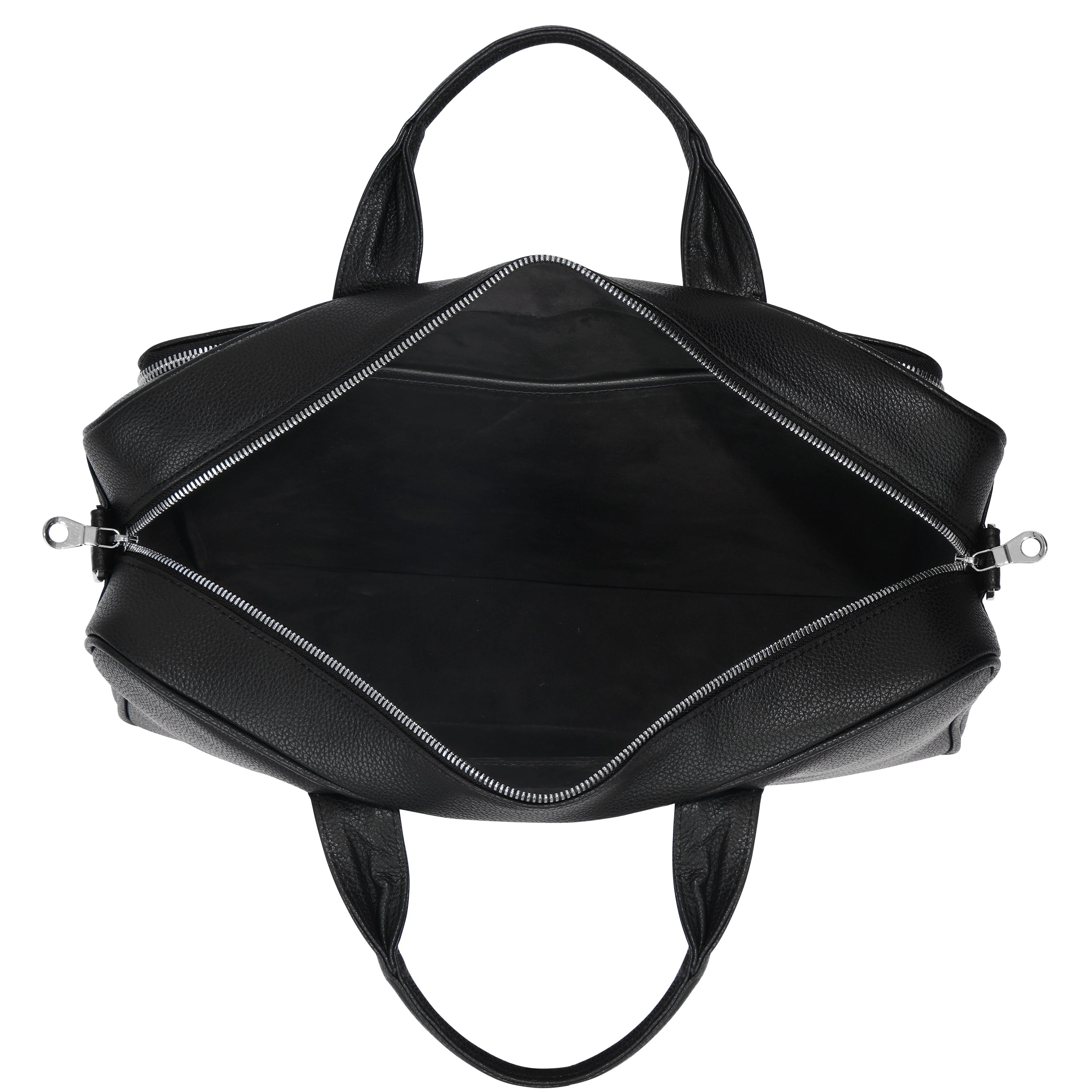 Men's Briefcase - Black Pebble