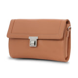 Kelly Clutch & Crossbody - Sand/Tan Pebble