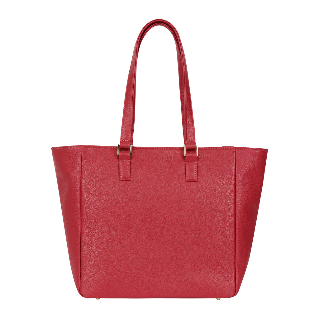 Classic Tote - Red Pebble