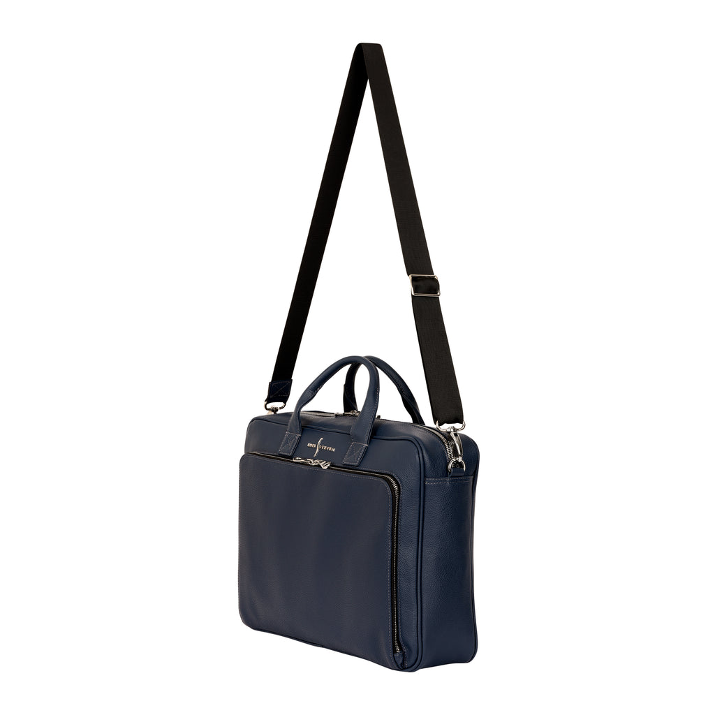 Laptop Briefcase - Blue Pebble