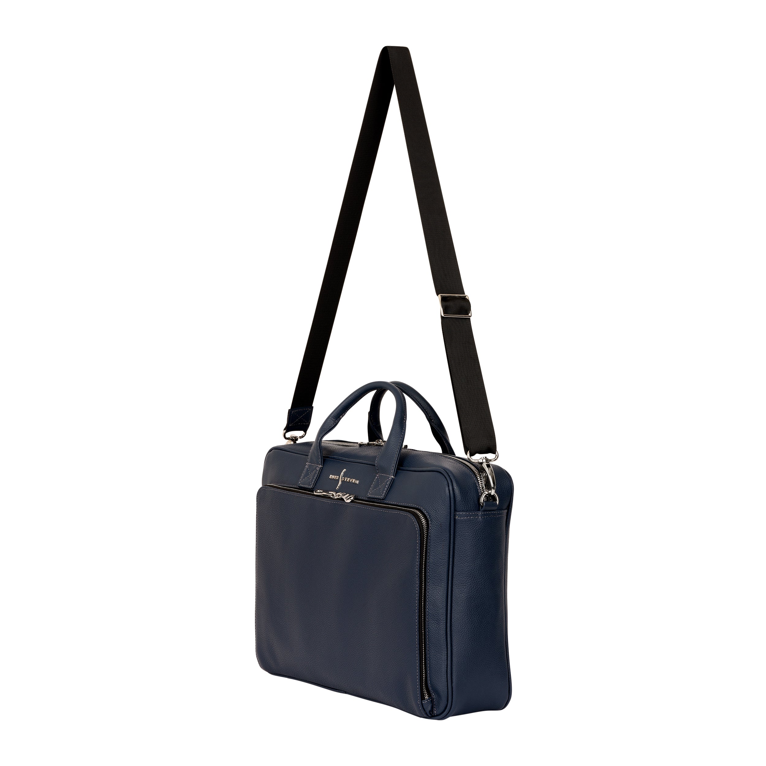 Men's Briefcase - Blue Pebble