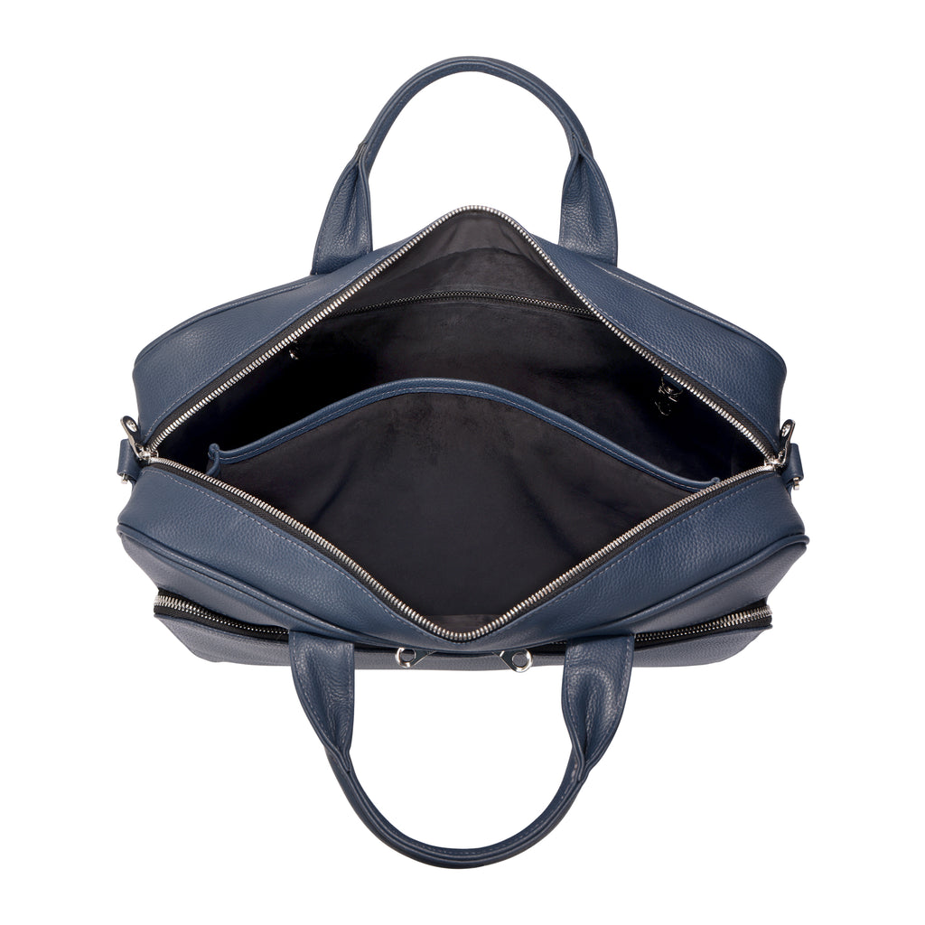 Laptop Briefcase - Blue Pebble