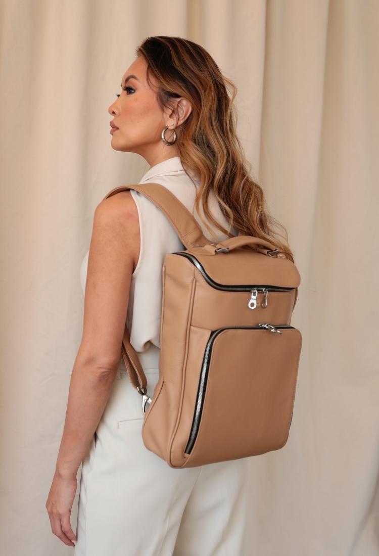 Medium Laptop Pack - Sand Pebble