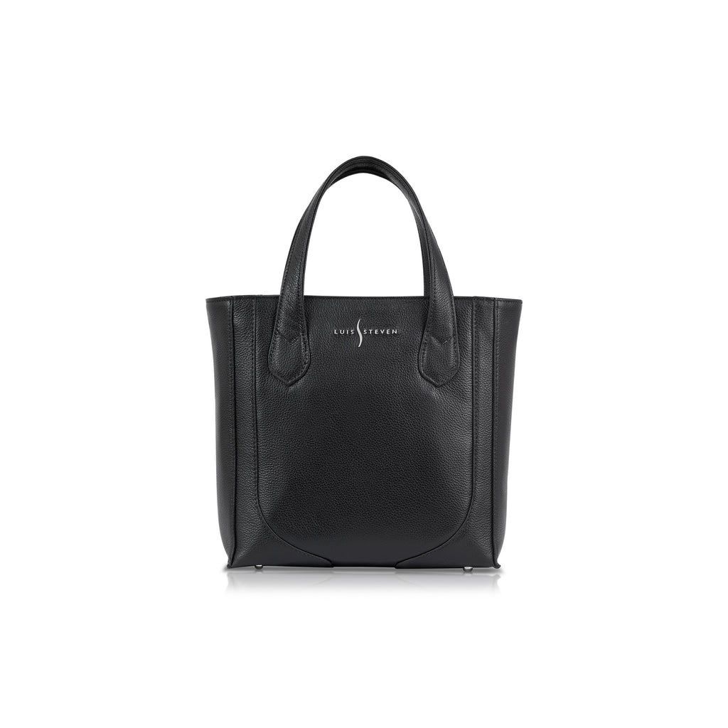 Small Bucket Tote- Black Pebble