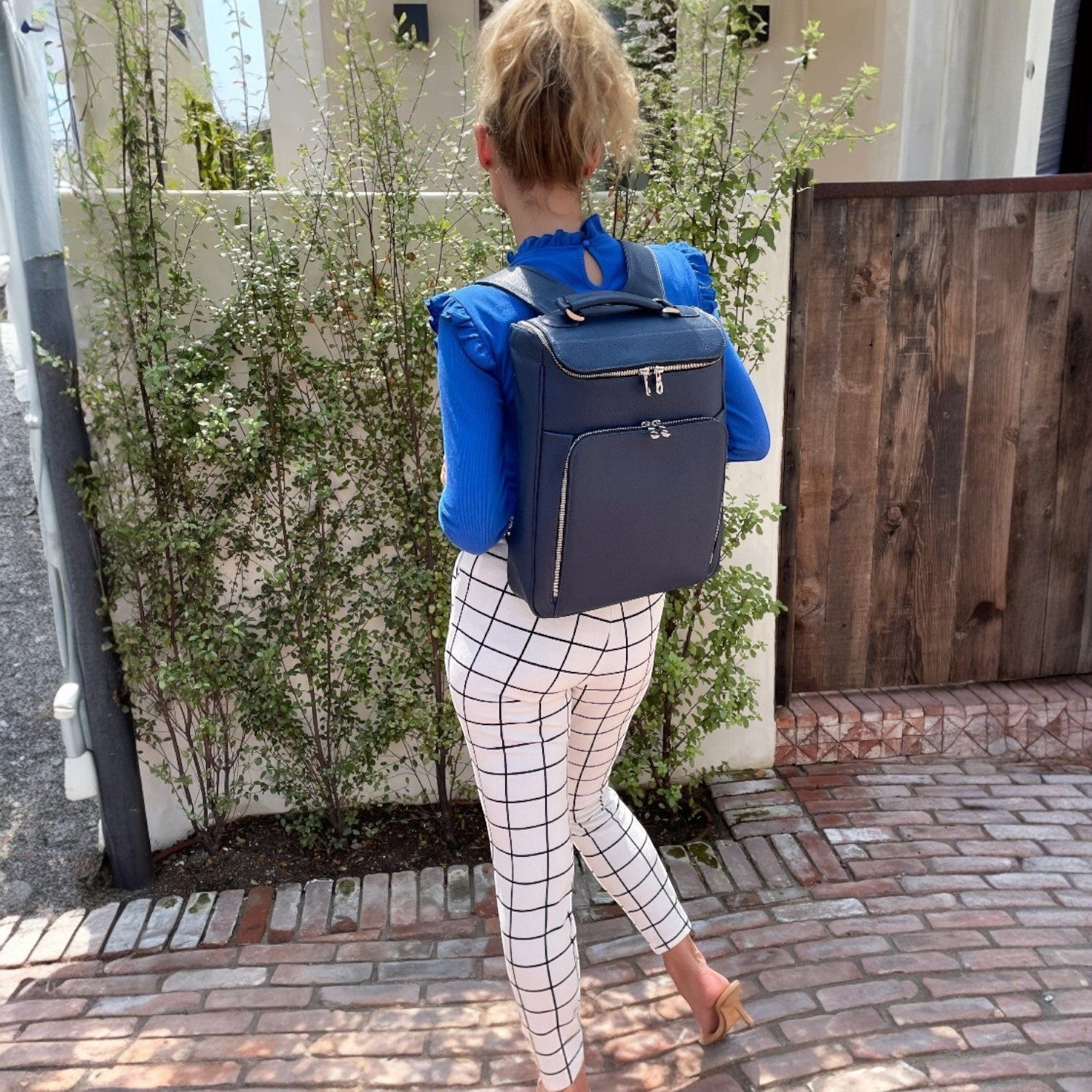 Medium Laptop Pack - Midnight Blue Pebble