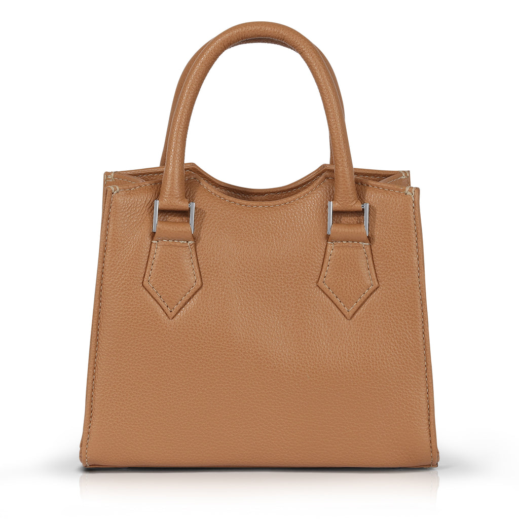 Donna's Mini Tote - Tan Pebble