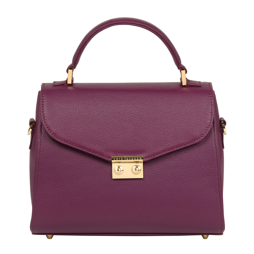 Maxine Top Handle - Burgundy