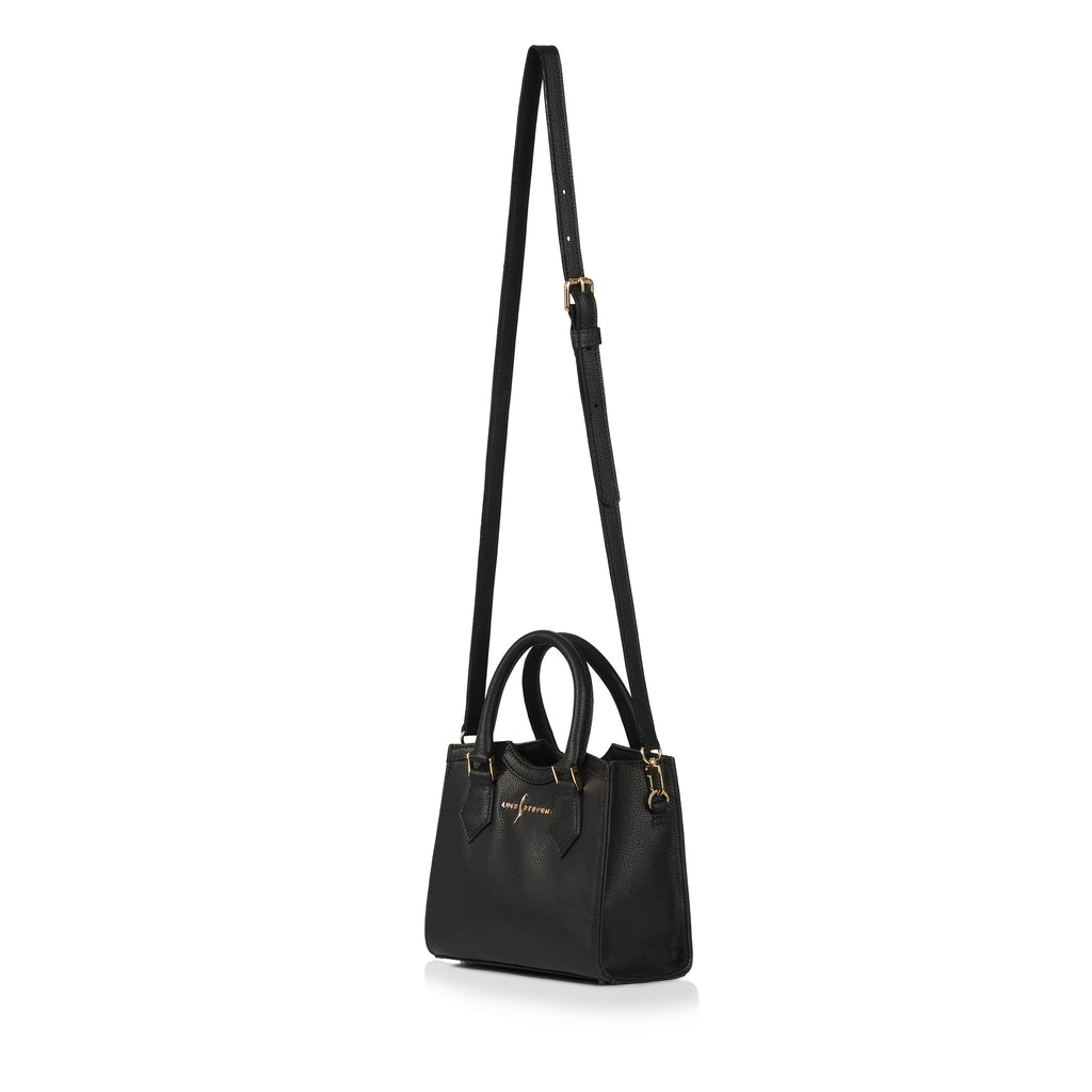 Donna's Mini Tote - Black Pebble