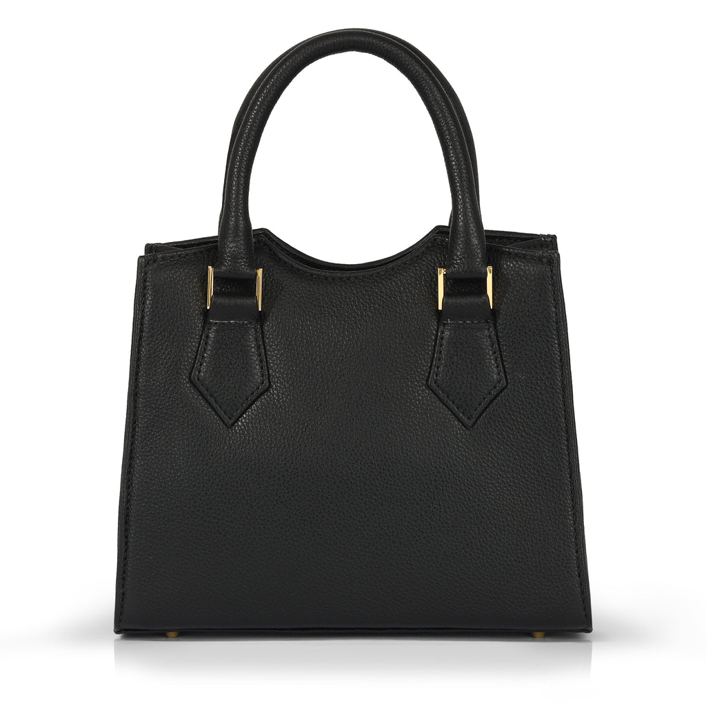 Donna's Mini Tote - Black Pebble
