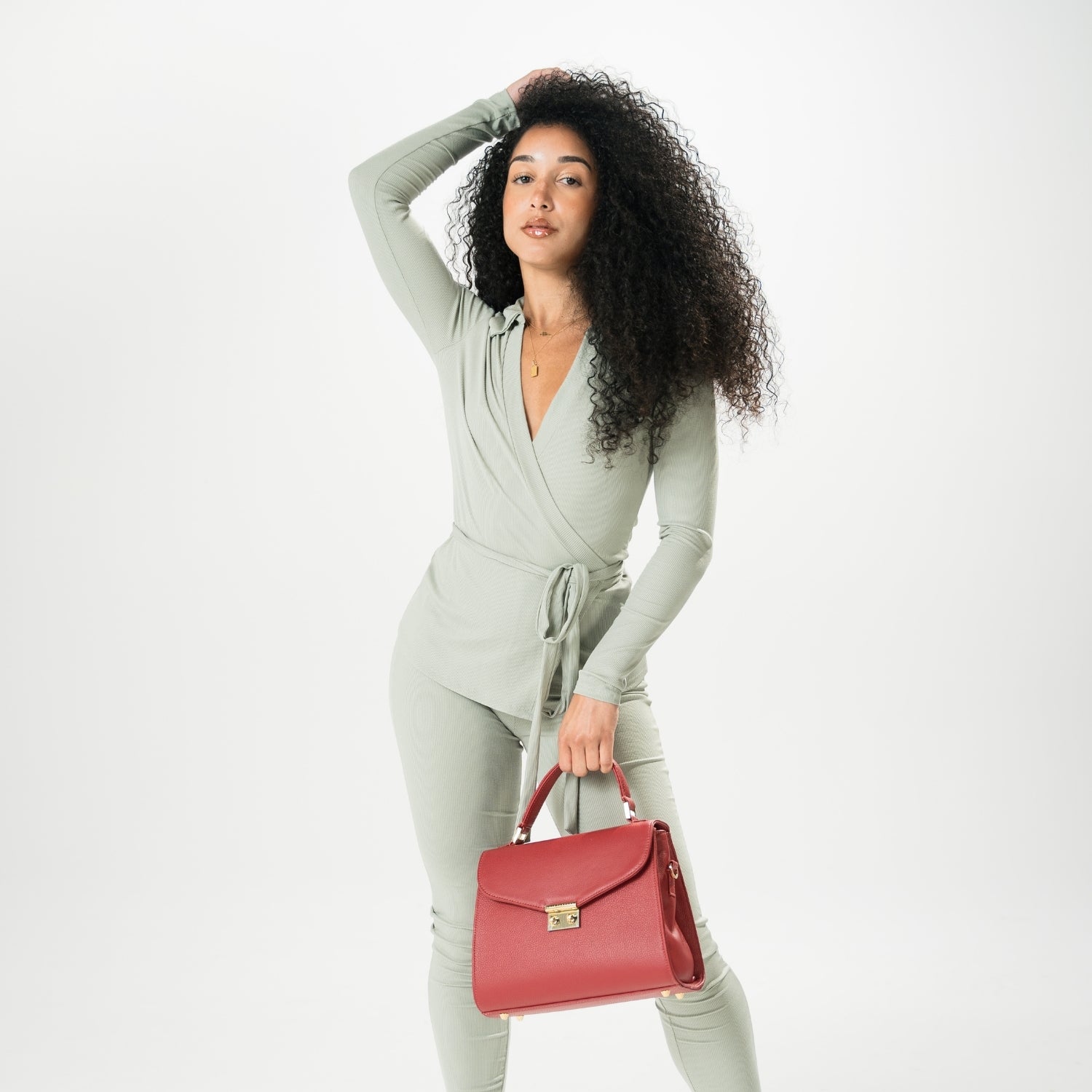 Maxine Top Handle - Red
