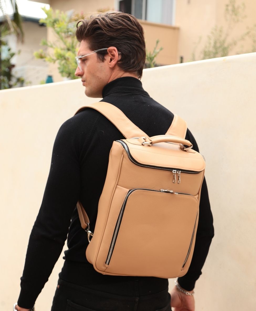 Medium Laptop Pack - Sand Pebble