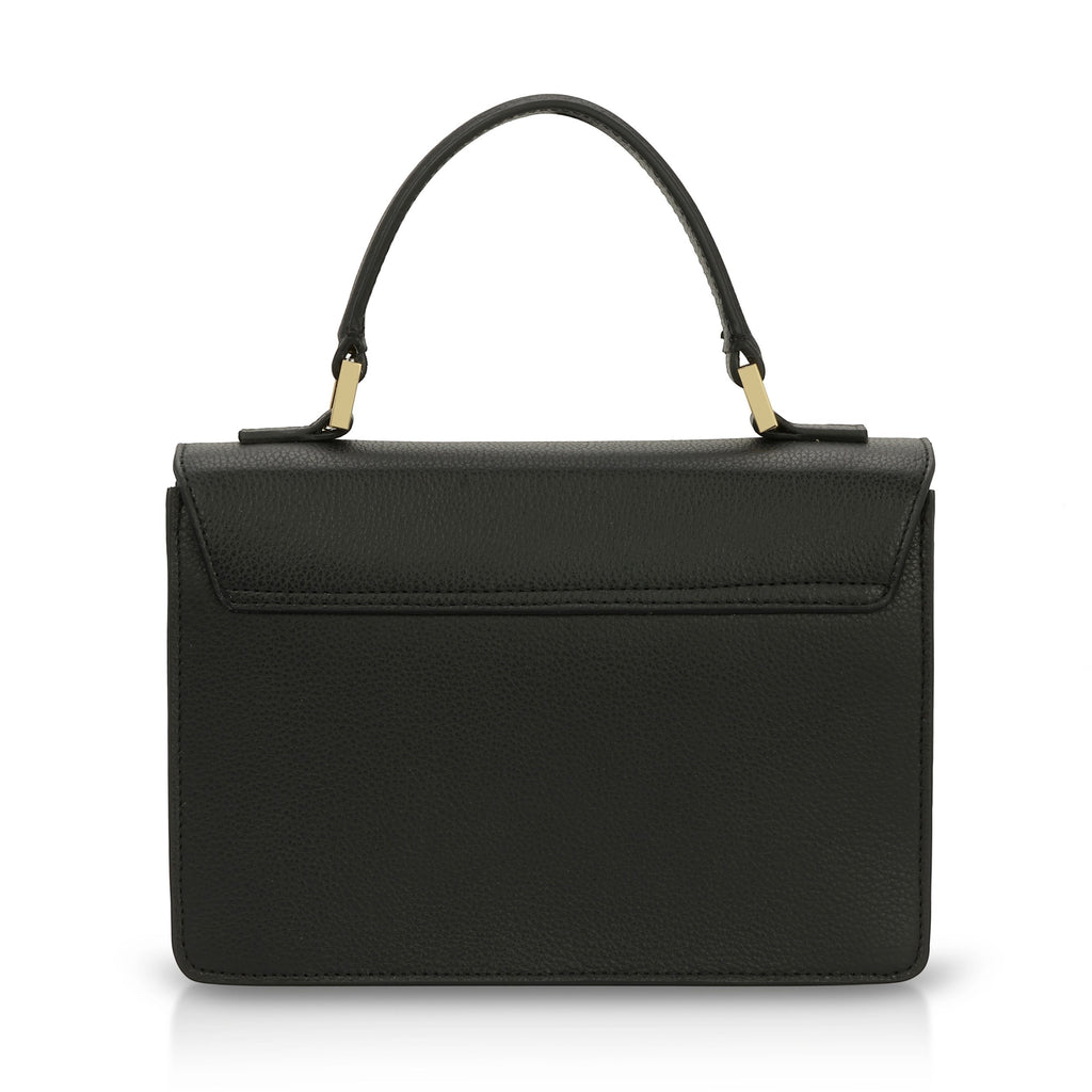 Emma Top Handle - Black Pebble