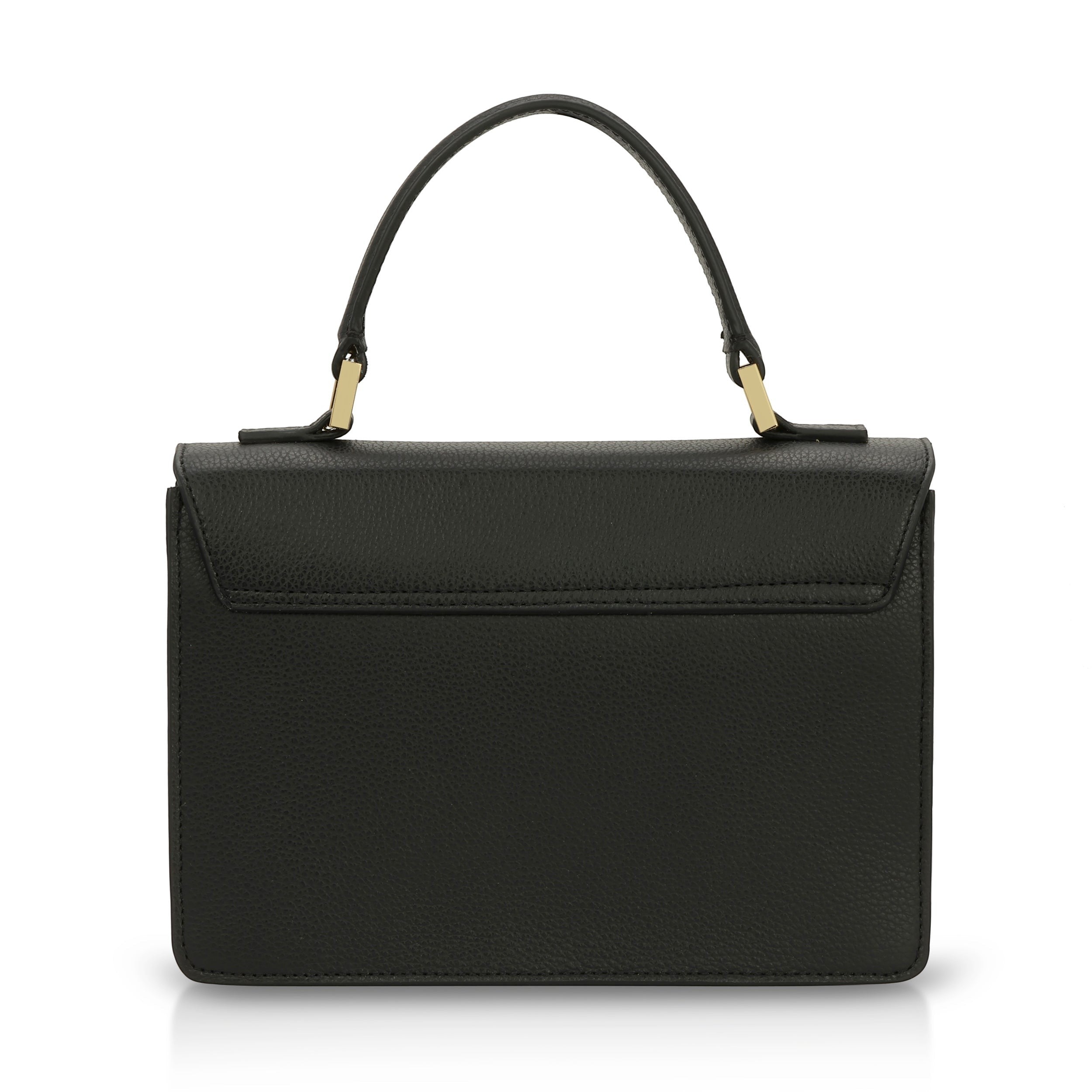 Emma Top Handle - Black Pebble