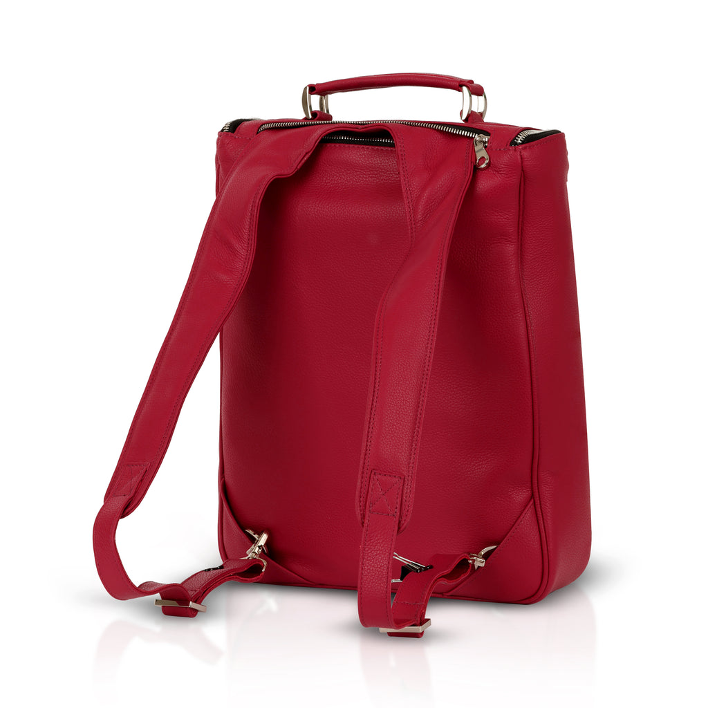 Medium Laptop Pack - Red Pebble