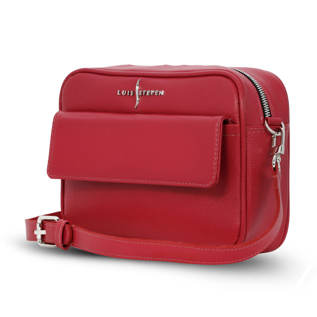 Camera Bag - Red Pebble