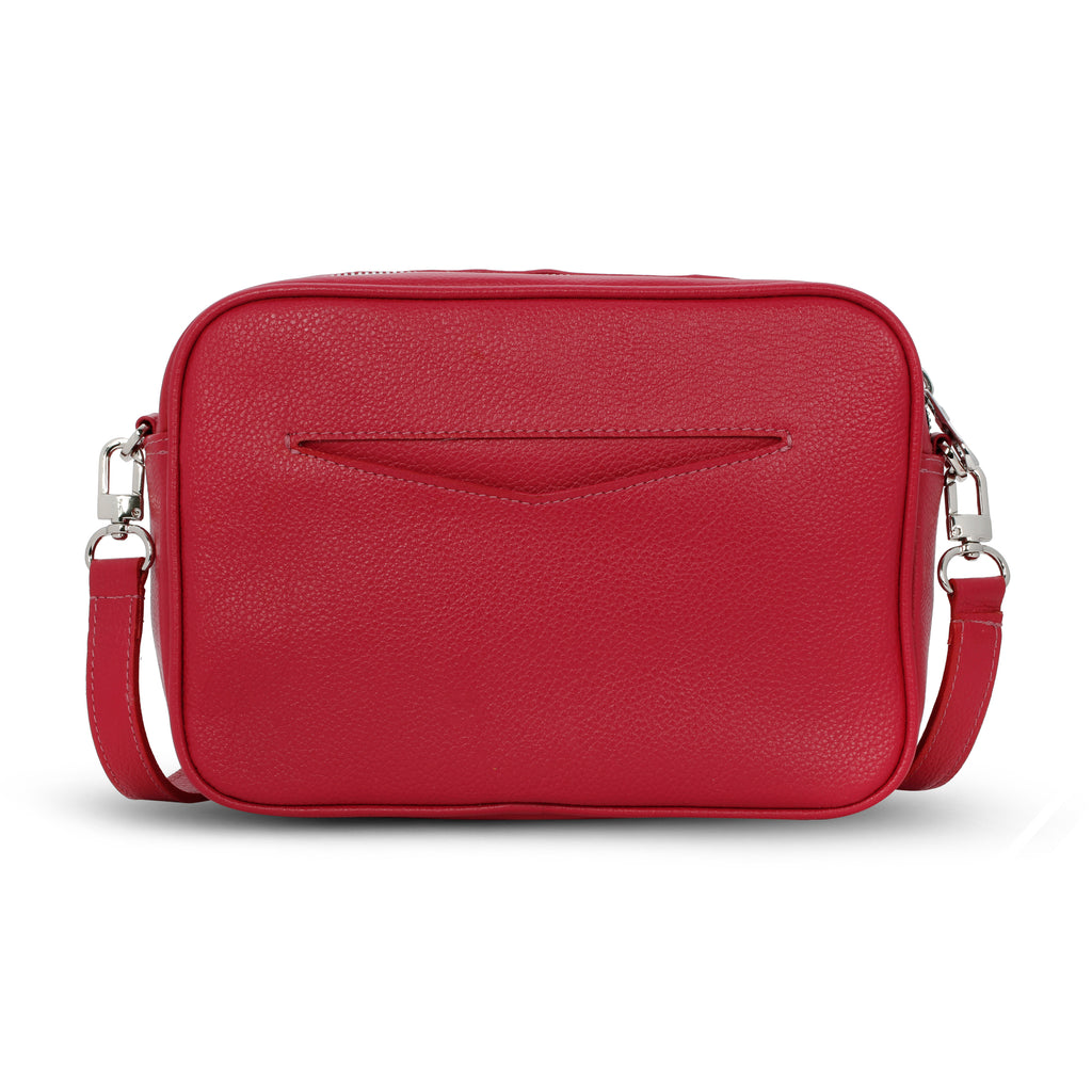 Camera Bag - Red Pebble