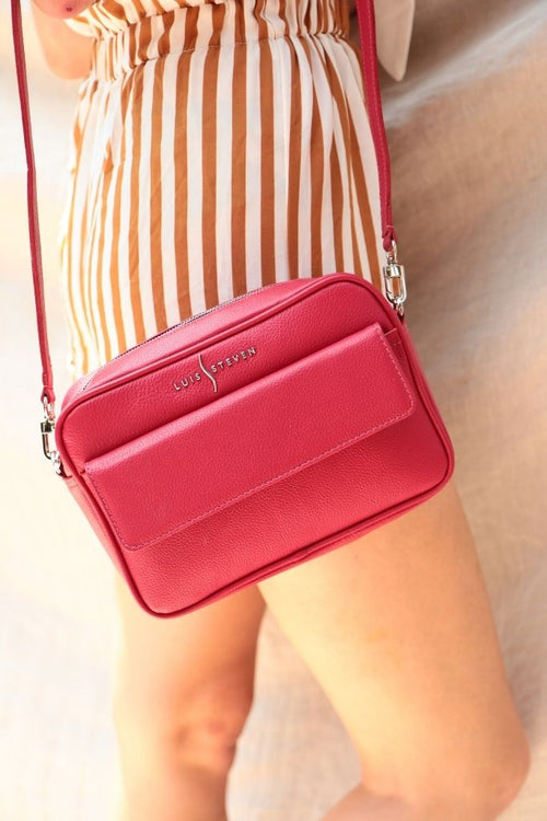 Camera Bag - Red Pebble
