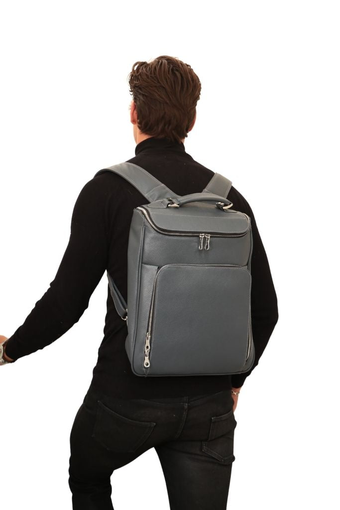 Medium Laptop Pack - Gray Pebble