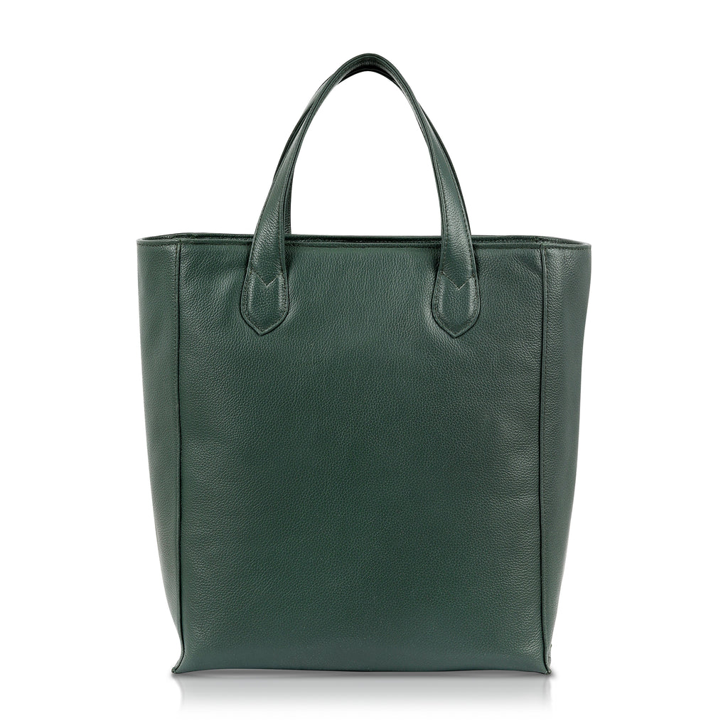 Tall Bucket Tote - Green Pebble