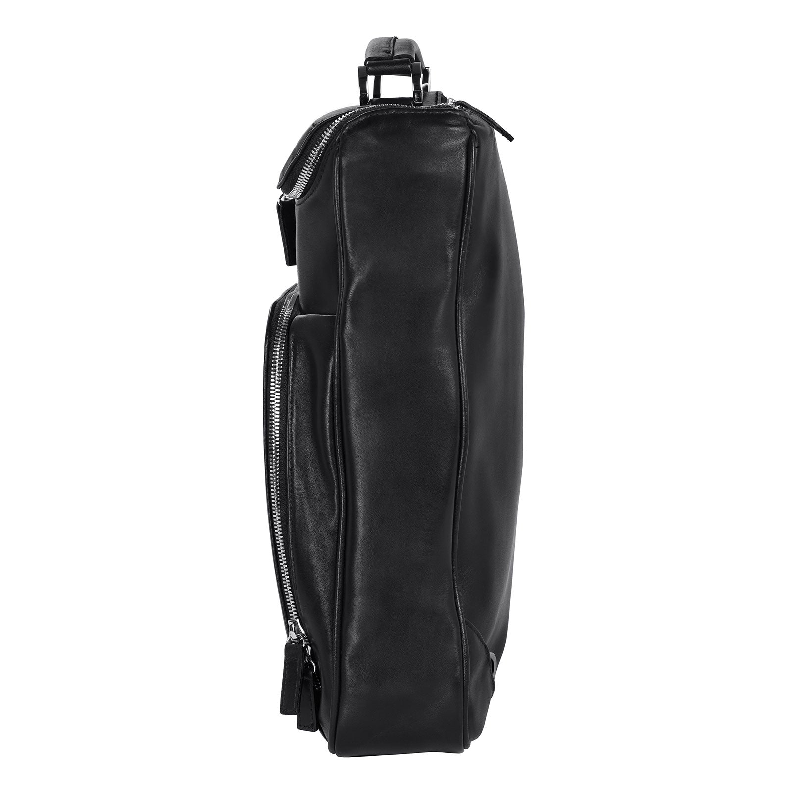 Medium Laptop Backpack - Black Calf Skin