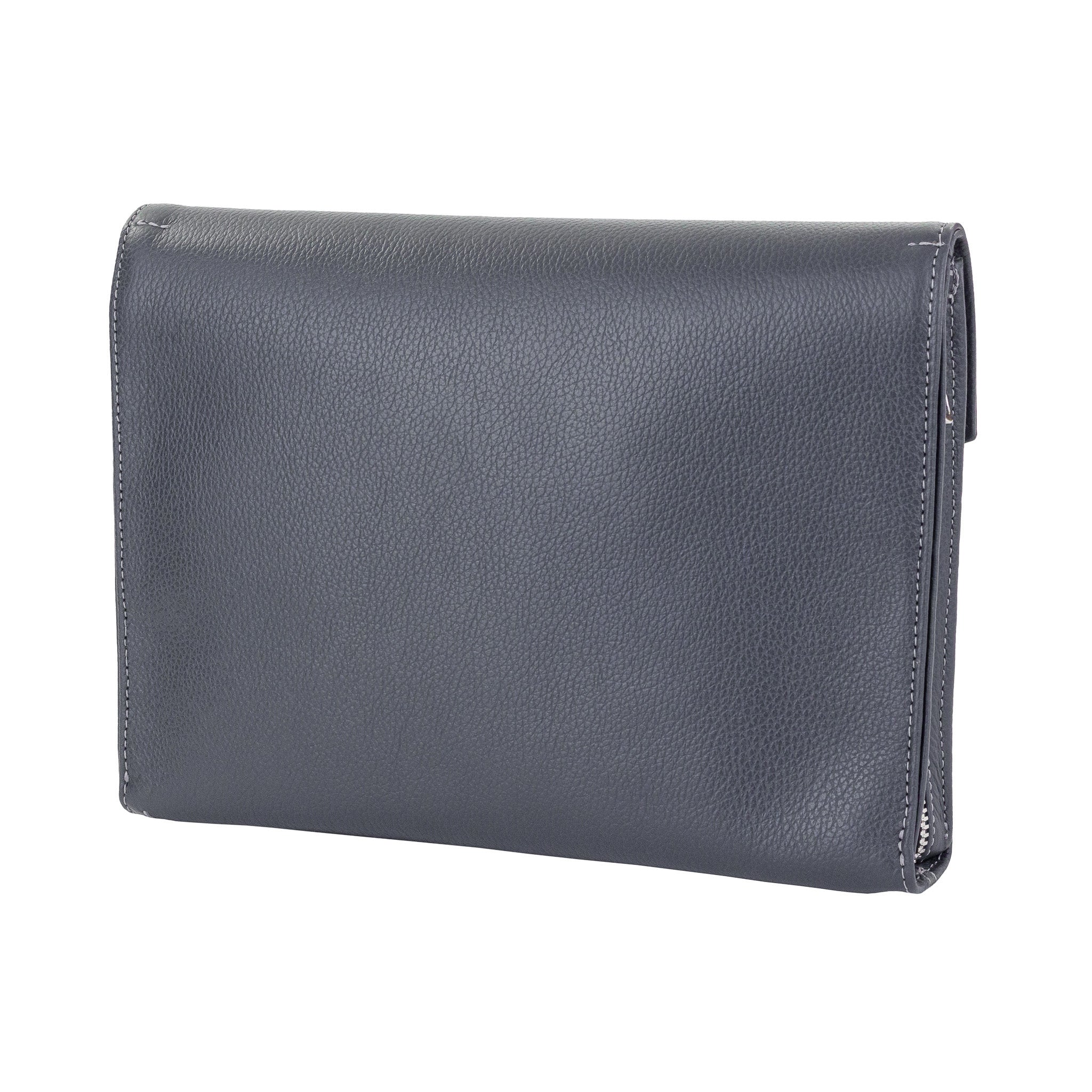 Men's Clutch- Gray Pebble