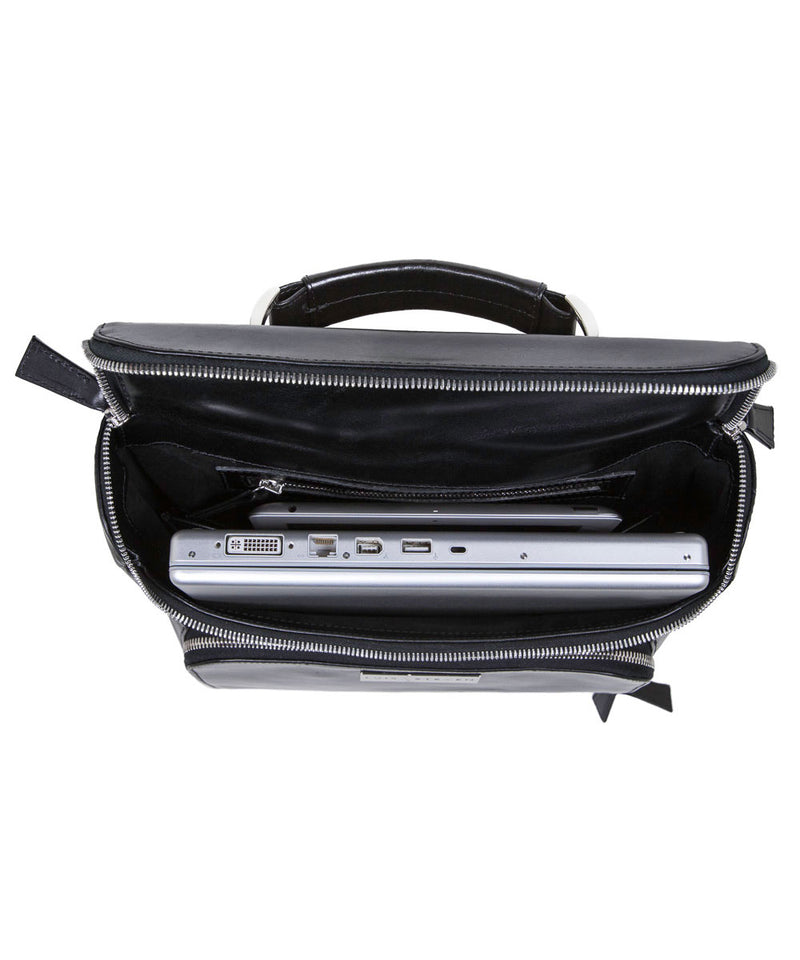 Laptop Backpack 15"/16" - Black Calf Skin