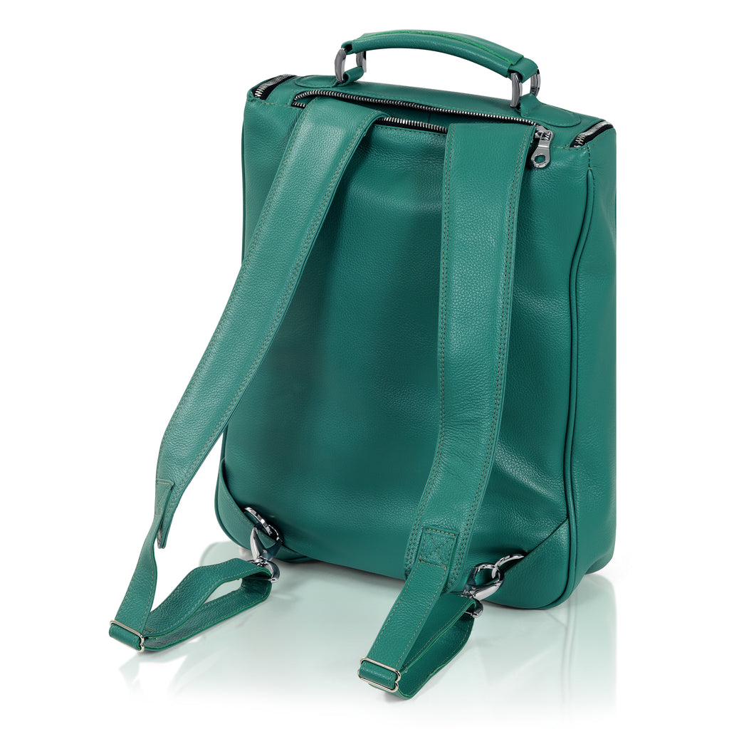 Medium Laptop Pack - Green Pebble